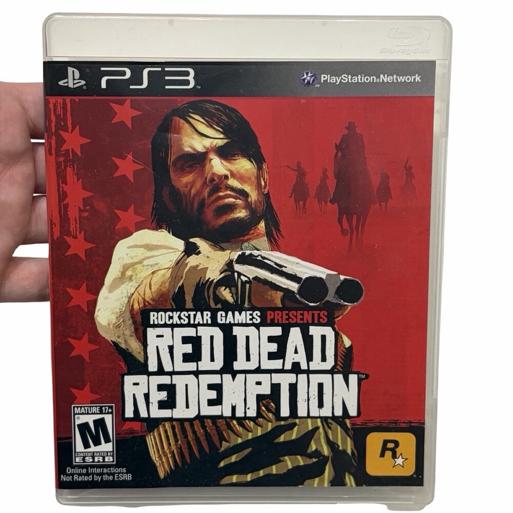 Red Dead Redemption PS3 PlayStation 3 Complete w/ Map Poster Manual Tested